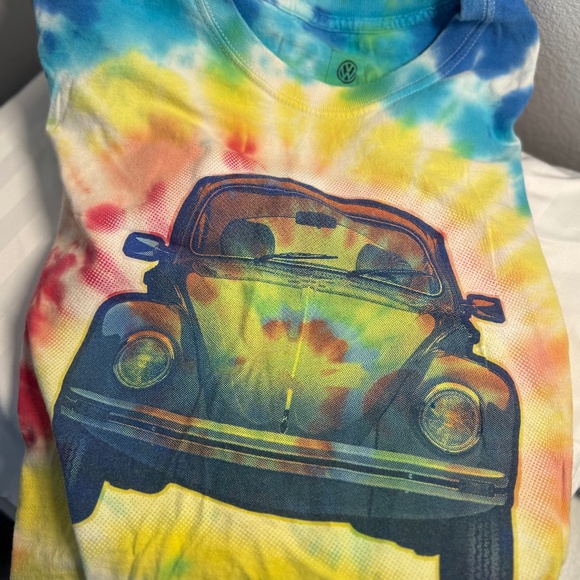 Volkswagen Tops - Vintage Tie-dye Volkswagen T-Shirt